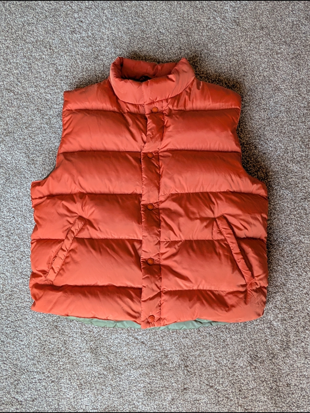 Cabela's Orange GooseDown Puffer Vest - Men's